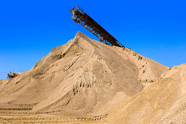 Quarry sand aggregate used in Atlas TCHAD concrete production